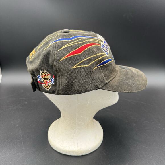 Vintage NBA Starter 98 Champions Locker Room Hat Chicago Bulls 1998 Crazy Faded - Picture 2 of 8